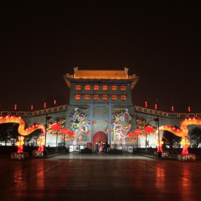 古城夜色