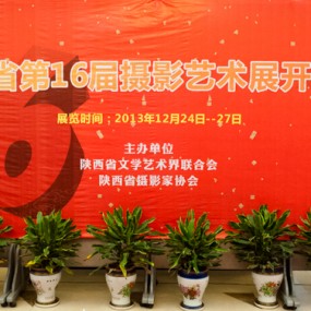 陕西省第16届摄影艺术展在亮宝楼开幕