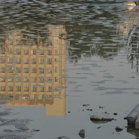 没水也有景