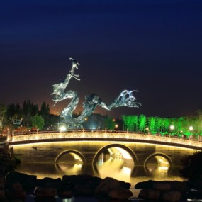 世园会夜景