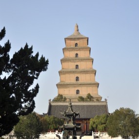 傲然巍立大雁塔