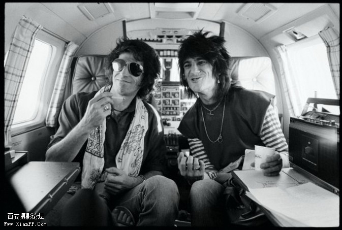 Keith Richards And Ronnie Wood , Los Angeles, 1979