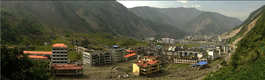 北川地震遗址