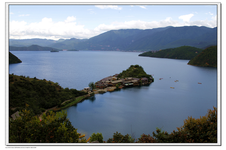 俯视泸沽湖