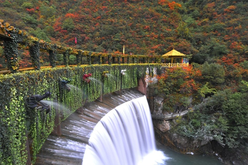 一个山水写生的好去处湖北郧西五龙河