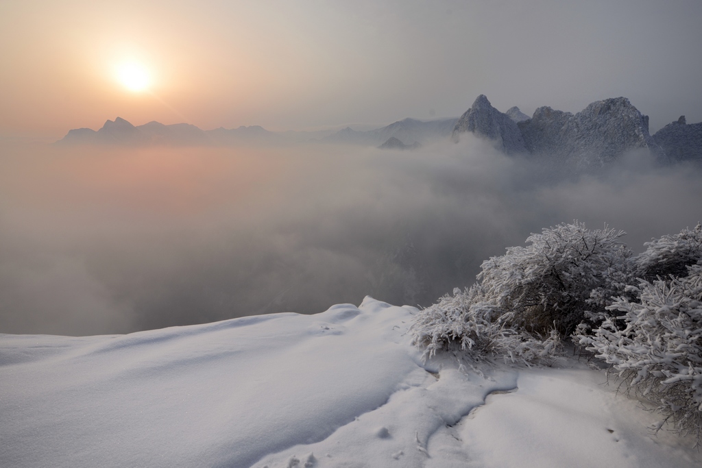 华山冬雪四 华山东峰 张红梁.jpg