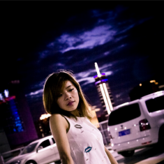 小寨：夜拍人像