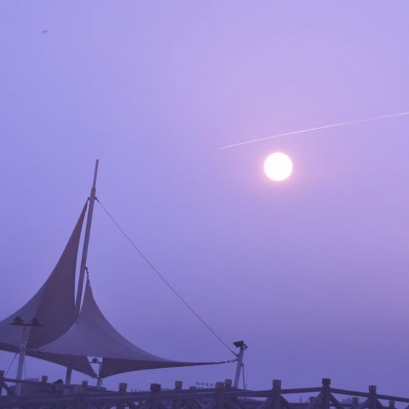 产灞的黄昏