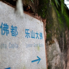 雨中乐山