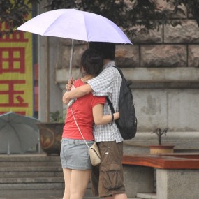 小雨挡不住
