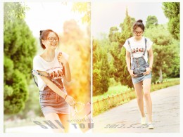 五彩の夏日
