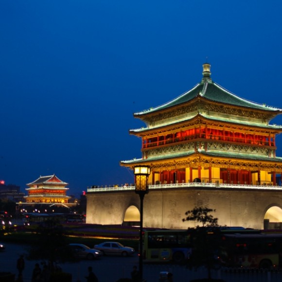 钟楼夜景