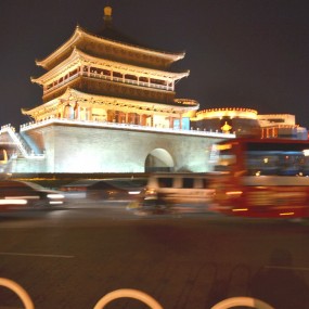钟楼夜景！