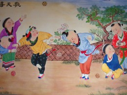 关中民俗博物院的精美壁画