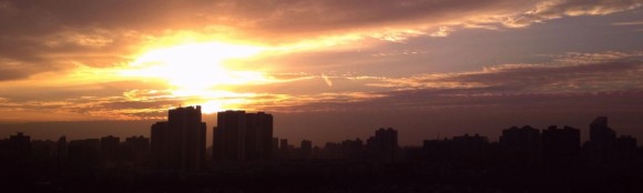 夕阳西下