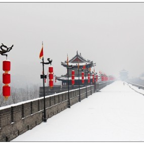 雪中城墙