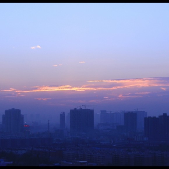 第一次拍夕阳