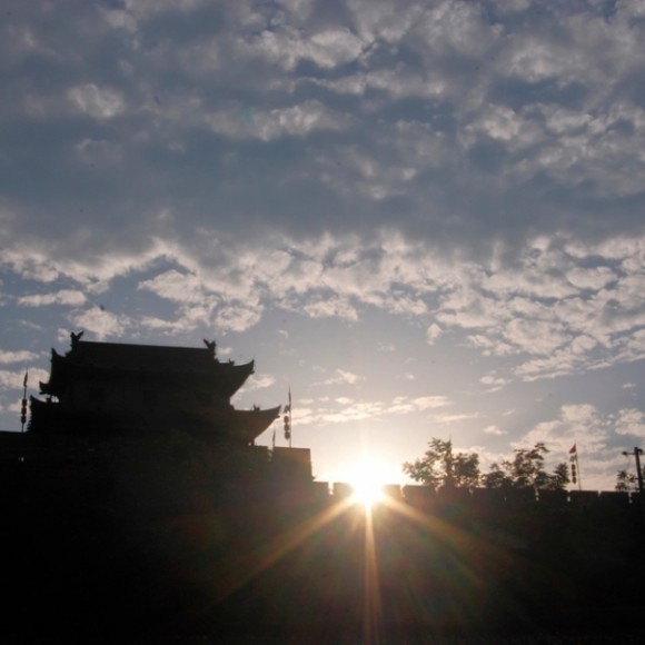 雨后再拍晚霞