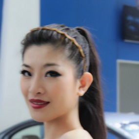 五一车展车模