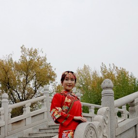 小雁塔拍美女