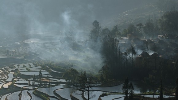 梯田、山寨