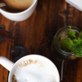 寺庙里的幽静下午茶
