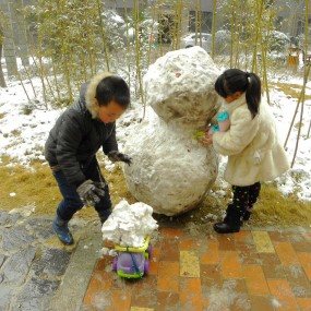 堆雪人