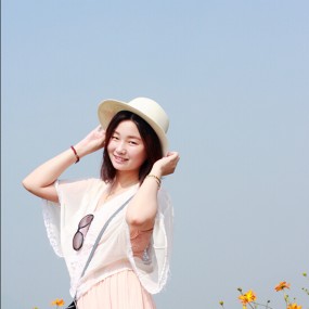 鲜花人像