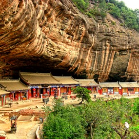 麦积山仙人崖
