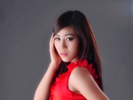 彩色棚拍人像