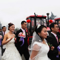 “情定东方红”一拖集体婚礼随拍