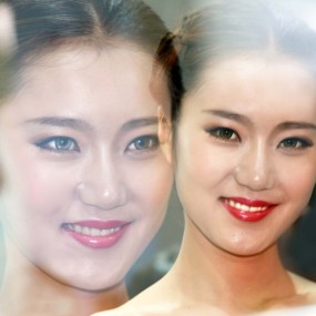 多重曝光拍车模