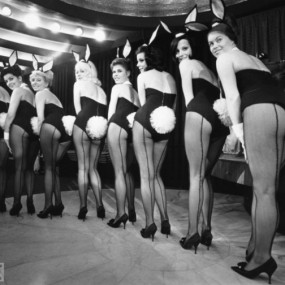 早期PLAYBOY的黑白照片