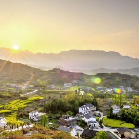 漩涡镇风光