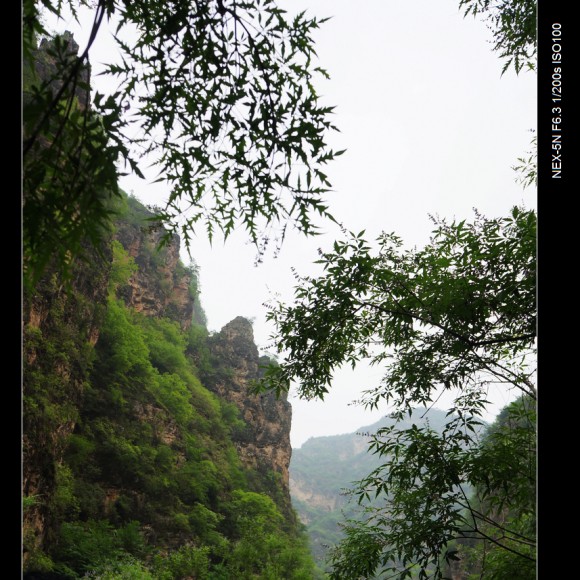 百里峡的遐想