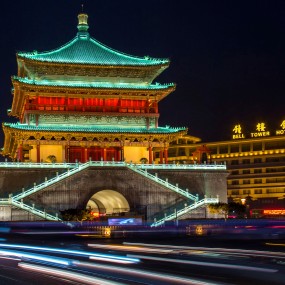 钟楼夜景