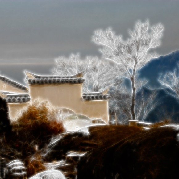 一组线绘