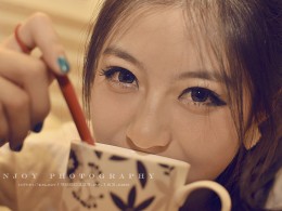 橘色下午茶