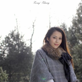 英伦范的气质美女人像外拍——