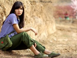 海军衫乡土气息的人像外拍————