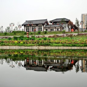 汉城湖美景
