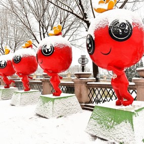 笑迎瑞雪