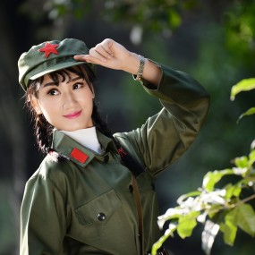 学习拍模特.