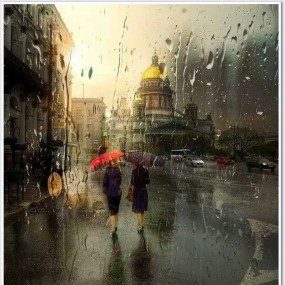 下雨的时候