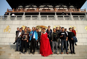 清凉寺拍人像