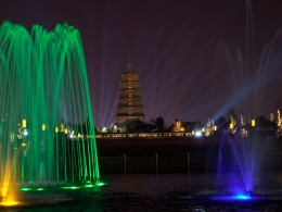 昨晚大雁塔