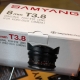 Samyang展出8mm T3.8 FISH-EYE